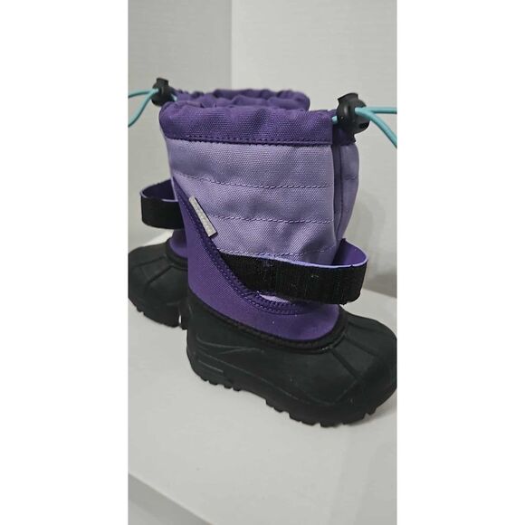 Columbia Toddler Powderbug Plus II Snow Boot Size 6 Emperor/Paisley Purple - Picture 5 of 8